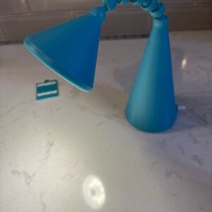 IKEA Fryebo by Ola Wihlborg Table Lamp Flexible Gooseneck Teal blue WithCord VTG